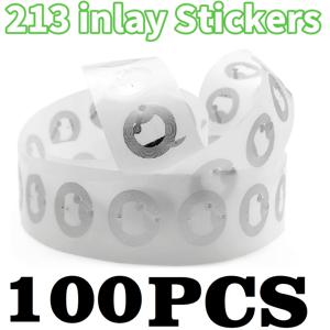 TEMU 213S NFC 태그 스티커 - NTAG213 칩, 빈칸, 접착 라벨, RFID 태그, 137 바이트 메모리 재작성 가능한 NFC 키 태그 흰색 NFC 칩 25mm (1 인치) 원형, TagMo 및 모든 NFC 허용 장치와 호환 가능