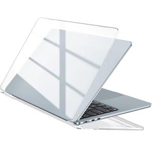 TEMU MacBook Air 13인치 케이스 호환 (2025-2022 M4 M3 M2 모델 A3240 A3113 A2681에 적합), 보호 플라스틱 하드 쉘 커버 - 경량 하드 쉘, 초박형 스타일리시 디자인, 학교 사무실 여행 데일리 사용 - 클리어