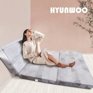 TEMU HYUNWOO 접이식 매트리스 원룸 자취 바닥 침대|매트리스커버
