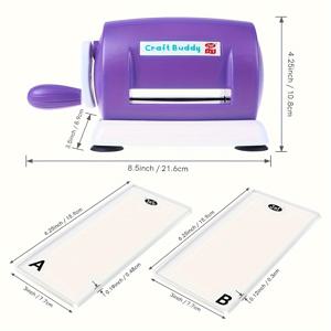 TEMU 크리에이티브 크래프트 버디 플라스틱 종이 절단 엠보싱 기계 실용적인 DIY 수공예 다이 컷 기계 공예 스크랩북 앨범 절단 도구