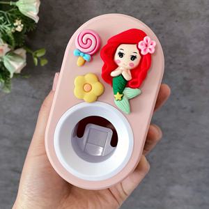 TEMU 쉬운 설치 공룡 만화 치약 디스펜서 - 드릴 없는 벽걸이, 자동 스퀴즈 홀더 욕실 액세서리