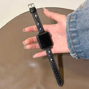 TEMU 애플워치 10/9/7/6/5/4/3/2/1SE/Ultra용 스타 라이트 디자인, 다기능 여성 스트랩, 사이즈 38/40/41/42/44/45mm, 스마트 스포츠 시계 액세서리|스마트워치