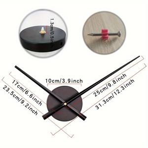 TEMU 1개, DIY 금속 다이얼과 바늘이 있는 벽시계, 시계 액세서리, 무소음 , 벽시계. 거실, 침실, 주방, 사무실 및 장식용으로 적합한 현대적인 홈 데코, 스타일리시 벽시계, 거실용 시계, 거실 벽시계, 아크릴 벽시계, 주방 벽시계, 사무실 장식, 침실 시계, 시계, 현대적인 시계, 내구성 있는 구조, 고품질 소재, 무소음 시계, 배터리 없는 시계
