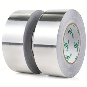TEMU BOMEI PA 알루미늄 포일 테이프 2롤, 밀봉, 패치 및 금속 수리용, 50mm x 30m, 패칭 테이프,밀봉 테이프,유연한 테이프,내구성 있는 접착제,강화 테이프,고강도 테이프,접착 테이프,수리 테이프,DIY 프로젝트,핸디맨 도구