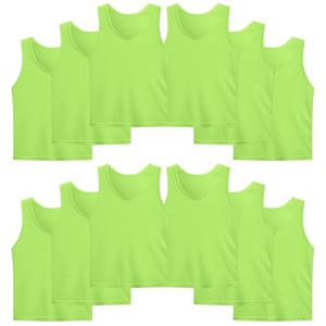 TEMU 청멍지 OBM 12피스 대형 메쉬 안티그라비티 축구 농구 트레이닝 조끼 성인 스포츠 확장 활동 팀 셔츠 광고 셔츠