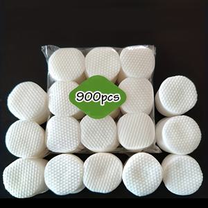 TEMU 진주 미용 900개 메이크업 제거 패드, 각 80g, 먼지 없는 부드러운, 2.36인치 직경, 알코올 없는, 향수 없는 미용 블렌딩 스펀지