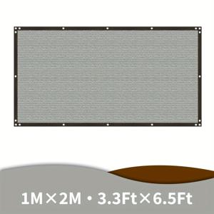 TEMU 1개 VANDHAM 야외 사생활 보호 스크린 울타리 - 6'x50' 회색 방풍 메시 (지퍼 타이 포함), 150GSM 내구성 PE 소재, 뒷마당 체인 링크 울타리용 81- 차광율, 발코니 & 파티오 사생활 보호 스크린, 야외 사생활 보호 스크린, 파티오 개선