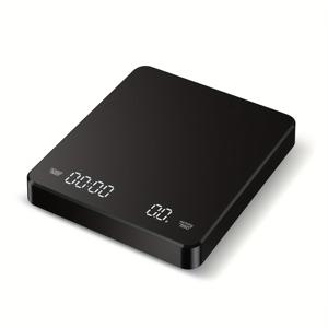 TEMU 손으로 끓인 커피를 위한 정밀 전자 저울로, 가정 주방용으로 설계되었으며, 크기가 작고, 자동 타이밍 및 그램 측정 기능이 있는 커피콩 전용 저울입니다.