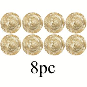 TEMU 8pcs 손수 짠 미니 스트로햇 - DIY 프로젝트, 애완동물 장식 및 계절 파티 장식, 해변 액세서리 | 미니어처 모자 | 아티슨 아펠, 해변 액세서리