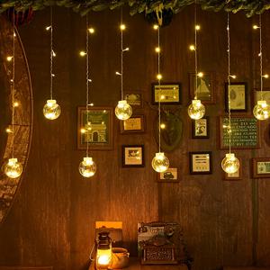 TEMU 118.11인치 요정 조명 스트링, 108개의 LED 전구 포함 - 12개의 투명 구형 조명, 배터리 구동, 플러그 필요 없음, 벽걸이형, 크리스마스, 및 생일에 완벽, 실내 휴일 장식용, 실내 휴일 장식 | 클래식 스타일 | 메탈릭 마감, 요정 조명 할로윈 장식, 크리스마스 장식