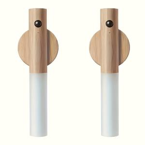 TEMU 2개 ZZBZZ 스마트 모션 센서 무드등 - LED 충전식 자석 벽걸이 램프, USB 충전, 쉬운 설치 (복도/침실/욕실용), ABS 소재, 색상 변환 없음, 어버이날 및 기타 기념일 선물 추천, 스트로브 조명|무드등