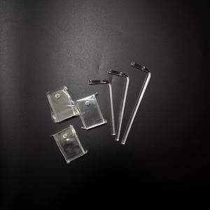 TEMU 3개 세트 아크릴 주얼리 디스플레이 스탠드 - L자형 멀티훅 디자인, 투명 내구성 정리대, 리테일 매장 사진 촬영용, 드레싱 테이블 & 부티크 전시용, 조립 불필요, 판매용 주얼리 디스플레이