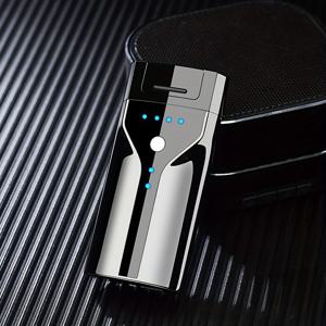 TEMU LCFUN 방풍 전기 듀얼 아크 라이터 LED 전원 디스플레이 - USB-C 충전식, 빠른 충전, 안전한 저전압 (36V) - 캠핑, 바비큐, 벽난로용 - 야외 활동 애호가를 위한 이상적인 선물, 세련된 디자인, 신뢰할 수 있는 점화 기능, 그릴 마스터를 위한 액세서리