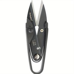 TEMU 스타일리시한 SK-5 탄소강 스프링 가위, ABS 비끈 핸들로 설계되어 남성용 편안한 손잡이가 가능하며, DIY 프로젝트, 직물, 실, 합성 가죽 절단에 적합 - 수제 및 공예용으로 내구성이 뛰어난 도구입니다.