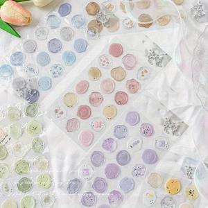 TEMU 36pcs 빈티지 왁스 밀봉 스티커 - 스크랩북, 일기, 플래너 및 크래프트용 레트로 라운드 장식 라벨 - 꽃, 하트, 별 및 더 많은 패턴이 포함된 다양한 디자인 - DIY 프로젝트 및 선물 포장, 일기 장식, 스크랩북 필수품, 장식 밀봉, 왁스 밀봉 라벨에 적합합니다.|실링왁스