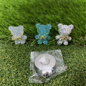 TEMU 3pcs 골프 공 마커, 금속 자석 모자 클립 포함 - 귀여운 만화 디자인 (별, 꽃, 나비) - 사용하기 쉽고, 그린에 공을 위치시킵니다 - 골퍼를 위한 완벽한 선물 (흰색, 파란색, 회색)