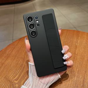 TEMU 삼성 S23/S24/S25 울트라 시리즈 폰에 적합한 TPU 소프트 케이스와 손목 스트랩, 충격 방지 및 내마모성, 편리한 휴대, 내장된 손목 스트랩으로 완벽 보호, 스타일리시하고 다용도, A54 S23+ 폰 케이스용 독특한 디자인