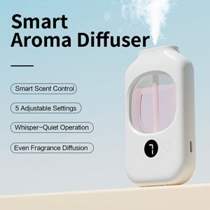 TEMU 스마트 자동 디퓨저 & USB 충전 공기 청정기, 조절 가능한 타이머/예약 기능, 저소음 작동 - 에센셜 오일/향수 디스펜서, 집·사무실·욕실용 냄새 제거기 - 컴팩트한 디자인, 침실 향기, 북유럽 스타일 가구, 내구성 플라스틱 바디