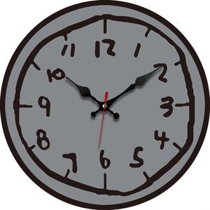 TEMU 1개의 모던 예술적 디지털 시계, 무소음 나무 벽시계, 둥근 모양, AA 배터리 구동, 똑딱거리는 소리 없음, 가정 장식 및 선물 제공용