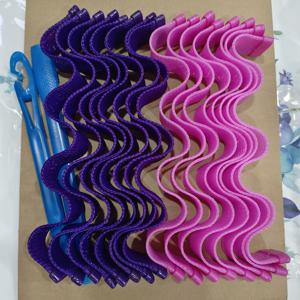 TEMU 10/16개 무열 헤어 컬러 - 열 없음, DIY 웨이브 스타일용 유연한 메쉬 스파이럴 롤러, 고품질 & 재사용 가능