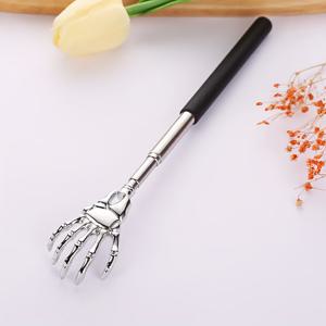 TEMU 1pc 조절 가능한 스테인레스 스틸 등받이 스크래처, 확장 가능한 발톱, 휴대용 이치 릴리프 마사지기, 휴대하기 쉽습니다.