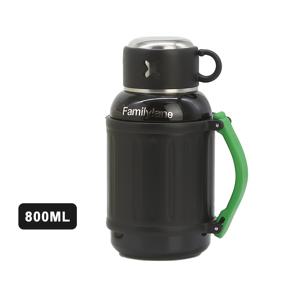 TEMU 1개 800ml 스테인리스 스틸 진공 단열 텀블러, 휴대용 여행 머그컵 (손잡이 포함) - 집과 사무실에서 사용 가능, 음료 보온 및 보냉, 100% BPA 프리 스포츠 물병, 이상적인 선물|텀블러