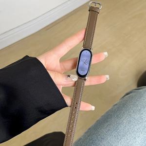 TEMU 니치 워치 스트랩, 심플하고 우아한 얇은 디자인, 컴팩트하고 세련된 스트랩, 샤오미 9/8 호환, NFC 지원, 퀵 릴리스 버클 디자인, 스포츠 및 레저 아웃도어 라이프 패션 스마트워치 액세서리, 레트로 니치 라이트 럭셔리 스타일
