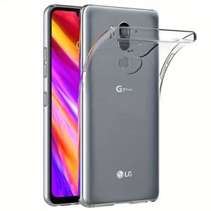 TEMU LG G7, G7 Thinq, G7 Fit용 슬림하고 투명한 보호 케이스, 유연한 TPU 고무로 제작.
