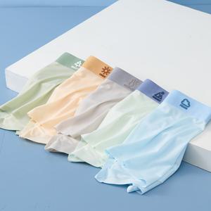 TEMU 5개의 남성용 쿨하고 편안한 박서 쇼츠 팩, 통기성과 습기 방지 기능, 청소년에게 적합한 성장기, 모든 4계절에 착용 가능.|반바지|남자반바지|남성반바지