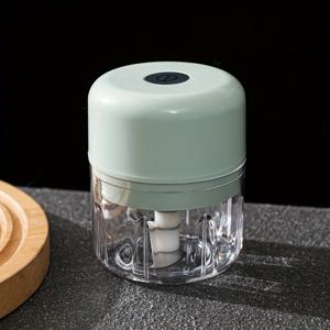 TEMU 250ml 충전식 마늘 다지기 고기 분쇄기, 내구성 강한 튼튼한 제품, 마늘, 고추, 양파, 다진 고기, 견과류 등 다양한 재료 분쇄에 이상적!