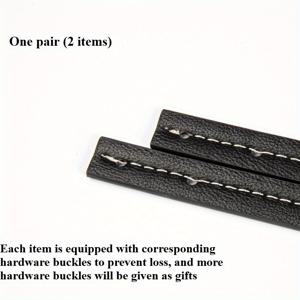 TEMU 2pcs 내구성 있는 가죽 넓은 어깨 스트랩, 30.51 x 0.59 인치 - 여성용 다용도 DIY 가방 액세서리, 팔찌 가방, 핸드백, 크로스바디 가방 및 더 많은 것에 이상적 - 교체 부품, 공예 용품, DIY 지갑 만들기