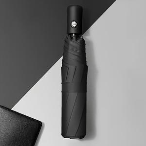 TEMU 컴팩트 경량 방수 접이식 우산, 자동 개폐, 8살대 - 편리하고 내구성 있는 블랙 그립, 남성 비즈니스용. 야외 여행, 피크닉, 캠핑, 출퇴근에 이상적이며 발렌타인데이/크리스마스 선물로 완벽한 선택