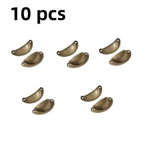 TEMU 10pcs 고전적인 철제 메탈 서랍 풀, 홈 가구용 메탈 도어 핸들, 스크루 포함