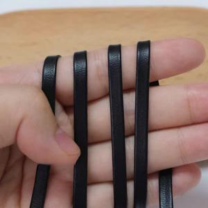 TEMU 1개 DIY 미니어처 가방 벨트 - 100cm, 폭 3mm/5mm, 인조 PU 가죽 공예 액세서리, 인형 옷 및 핸드메이드 프로젝트용 미니 허리띠 (버클 별도), 인형 소품