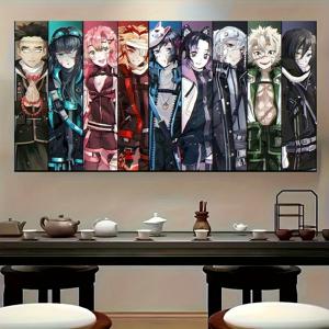 TEMU 애니메이션 5D 페인팅 키트 - 성인 및 초보자용 풀 드릴 라운드 캔버스 아트, 크로스 스티치, DIY 핫 픽스 및 다이캐스트 페인팅 용품, 창의적인 홈 데코 크래프트 세트, 새로운 페인팅 키트|보석십자수|십자수