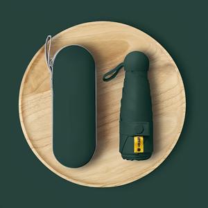 TEMU 새로운 초경량 미니 접이식 우산 - 컴팩트하고 휴대하기 쉬운, 캐주얼하고 내구성 있는 디자인, 수동 개폐 및 슬림 보관 케이스 포함 – 여성의 일상 사용 또는 선물(특히 어머니날)에 완벽