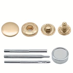 TEMU 12.5mm 헤비 듀티 가죽 버클 세트 50세트, 메탈 스냅 버튼, 모조 가죽 공예용 옷감 액세서리, 청바지 및 가방 설치 도구