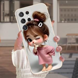 TEMU 삼성 갤럭시 S25, S24, S23, S21 FE, S22 플러스 울트라와 호환되는 이 휴대폰 케이스는 커플과 독특한 휴일 선물로 이상적인 스타일과 아름다운 디자인을 특징으로 합니다 - EE0435.