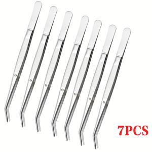 TEMU 스테인리스 스틸 정밀 튜이저, 곡선이 있는 날카로운 모서리 - 얼굴 털, 공예, 자수 기계 및 DIY 프로젝트에 이상적, 다목적, 강력한 그립, 부드러운 모서리 기술