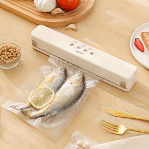 TEMU 식품 보존을 위한 USB 전원 공기 압축기 - 건식 및 습식 식품 보존을 위한 조절 가능한 설정, 투명한 용기 및 휴대용 디자인, 신선함 보존, 식품 보관, 세련된 가전제품, 내구성 있는 구조|진공밀폐용기|트라이탄밀폐용기