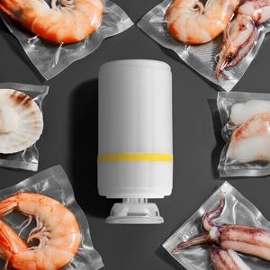 TEMU 스마트 핸드헬드 미니 진공 청소기 충전식 모델 가정용 보관백 진공 식품 보관기기 소형 전기 진공 청소기 충전식 모델 보관백 진공 식품 보관기기 가정용 전용, 휴대용 기기,컴팩트 디자인,신뢰할 수 있는 밀봉,청소가 쉬움,식품 보관기,바쁜 가정,식사 준비 도우미