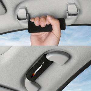 TEMU 2개 세트 플러프 자동차 루프 도어 핸들 커버 & 암레스트 커버 - 아우디, BMW, , 폭스바겐, 토요타 호환 가능