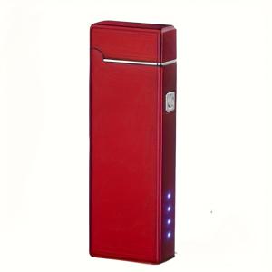 TEMU USB-C 충전 기능이 있는 방풍용 LED 디스플레이 & 색상 변화하는 플라즈마 이펙트가 적용된 USB로 작동되는 휴대용 안전등 - 18650 리튬 배터리, 캠핑/여행/비상 사태에 최적의 방풍아크 테크놀로지를 탑재한 원터치 점화식 (보조품/전기 연결 불필요)|보조배터리