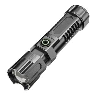 TEMU 다기능 USB 충전 줌 가능 손전등, 3가지 조명 모드 휴대용 충전식 야외 조명 도구 LED 램프, 낚시 캠핑 등반 탐험 하이킹 여행 러닝 작업 야간 비상 전원 고장 랜턴(배터리 포함)-1개
