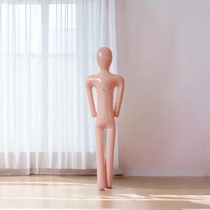 TEMU 다용도 사용, 로터스 핑크 PVC 인형 - DIY 의류용, 실내외 휴일 장식용, 인형 모델, 장식 용품