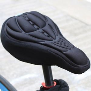 TEMU 1개 MTB 산악 자전거 안장 커버 - 초소프트 3D 인체공학적 디자인, 긴 라이딩을 위한 두꺼운 편안함, 통기성 구멍, 탄력 있는 핏, 세탁 가능, 4가지 색상 (블랙/레드/블루/오렌지), 사이클링 컴포트, 슬림한 안장 스타일, 내구성 있는 소재