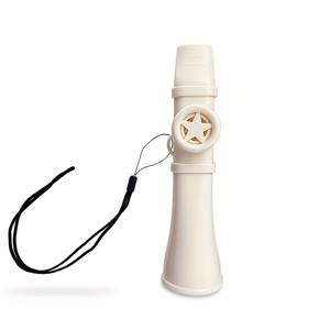 TEMU 카주 더블톤 짧은 플루트 - 휴대용 플라스틱 입 하모니카, 2 버튼 학습-재생 가이드, 재미있는 디자인 및 비정상적인 공연, 초보자, 여행, 음악적 표현 - 내구성 있는 검정/흰색, 음악 학습, 초보자 악기, 현대 스타일, 쉽게 재생