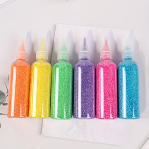 TEMU 6색 반짝이 파우더 세트 100g*6, 초미세 팁 병 골드 글리터 - 공예, DIY 프로젝트 및 휴일 장식용