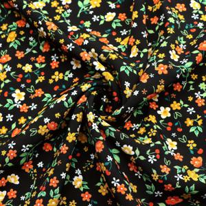 TEMU 1pc Blossom Small Floral Fabric - Pre-Cut 19.68x59 Inch 100% 폴리에스터 시트, 퀼팅, DIY 공예, 수선, 쿠션, 베개, 가방 및 가정용 텍스틸, 손세탁만, 퀼팅 원단 | 생동감 있는 꽃 패턴 | 미리 자른 원단, 수선 용품