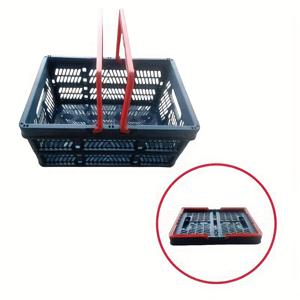 TEMU 1pc RV 야외 캠핑 접이식 휴대용 피크닉 바구니 수납 바구니 쇼핑 바구니 분류 바구니, 사무실 주방 슈퍼마켓 세탁소